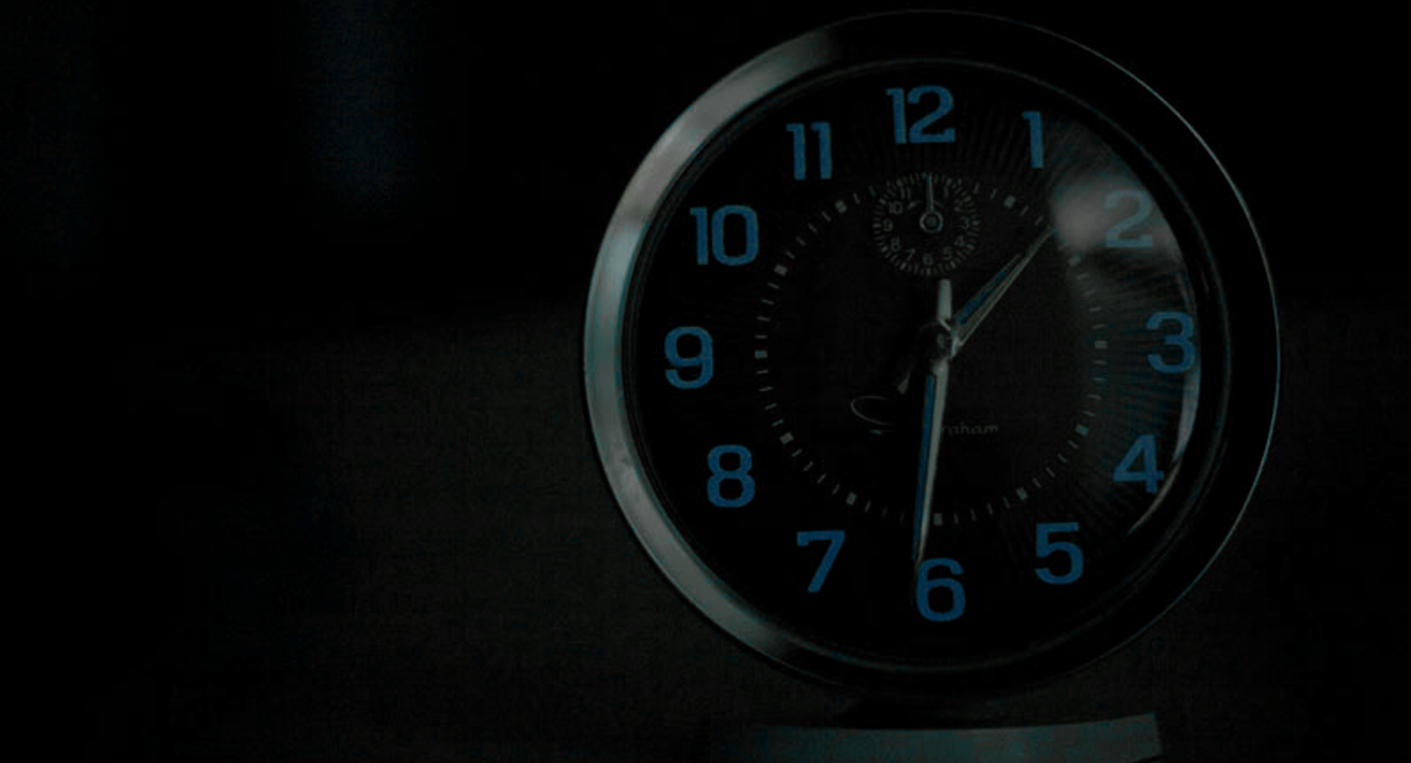 On Time Blue Clock - Header